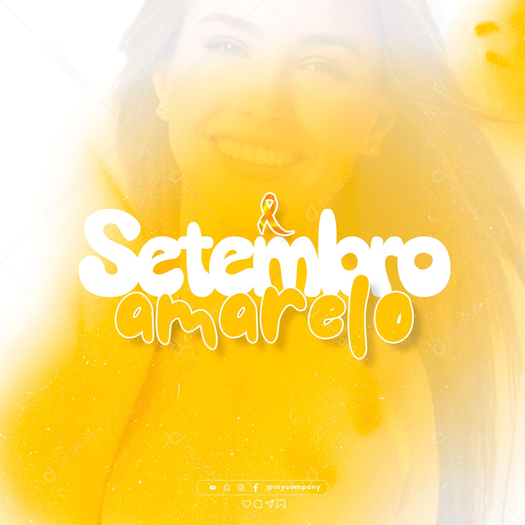 Setembro Amarelo Social Media PSD Editavel