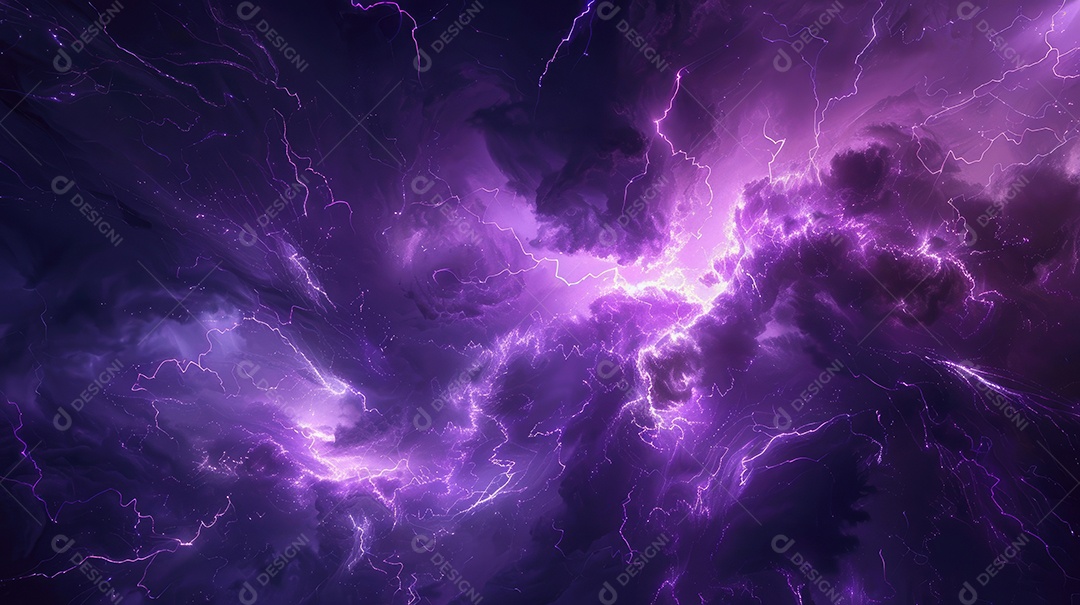 Uma renderização 3D vibrante captura a intensidade de um raio colorido