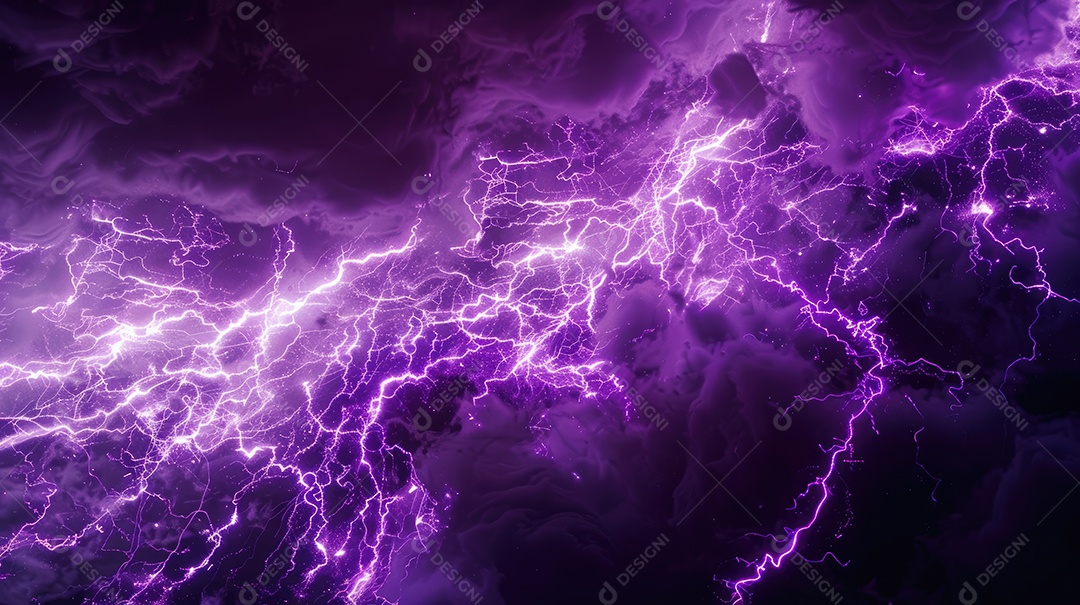 Uma renderização 3D vibrante captura a intensidade de um raio colorido