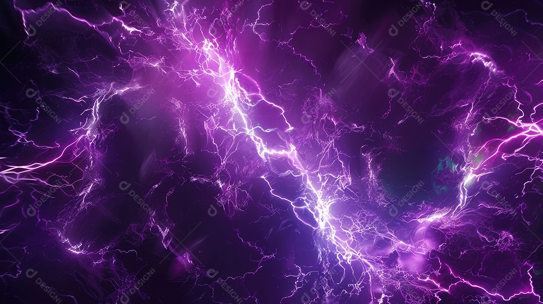 Uma renderização 3D vibrante captura a intensidade de um raio colorido