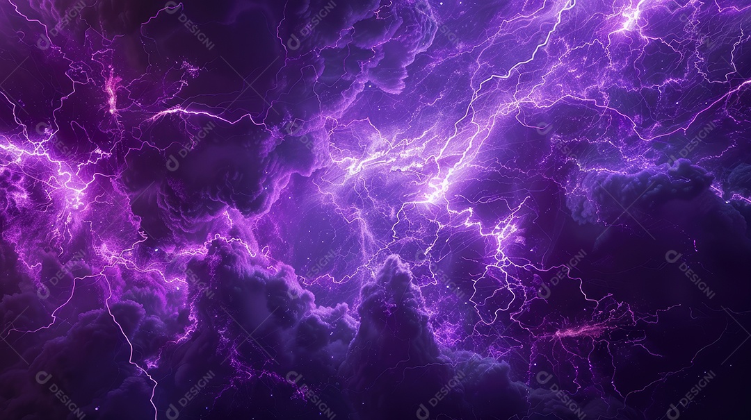 Uma renderização 3D vibrante captura a intensidade de um raio colorido