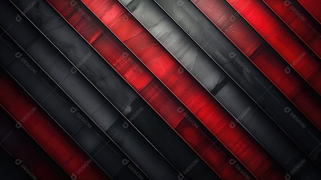 Fundo abstrato metálico vermelho e preto