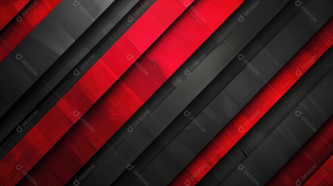 Fundo abstrato metálico vermelho e preto