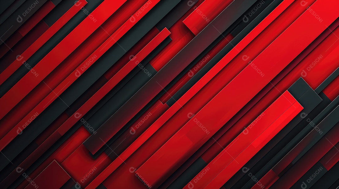 Fundo abstrato metálico vermelho e preto