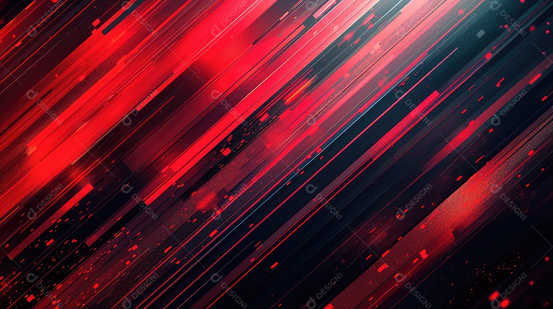 Fundo abstrato metálico vermelho e preto