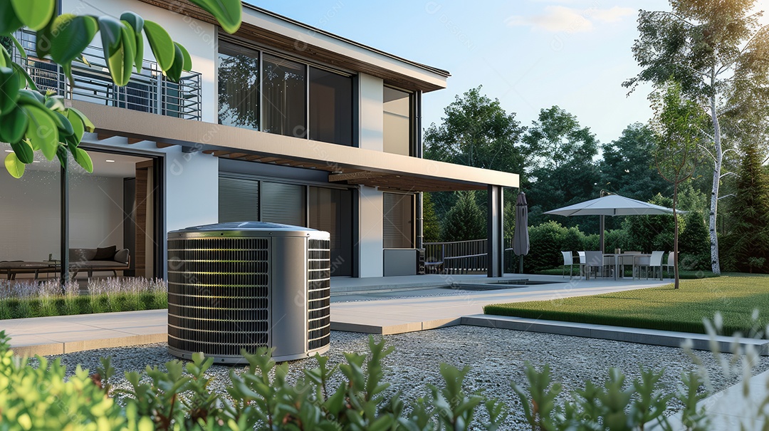 Integração de uma bomba de calor inversor e painéis solares como um sistema abrangente de energia verdeIntegração de uma bomba de calor