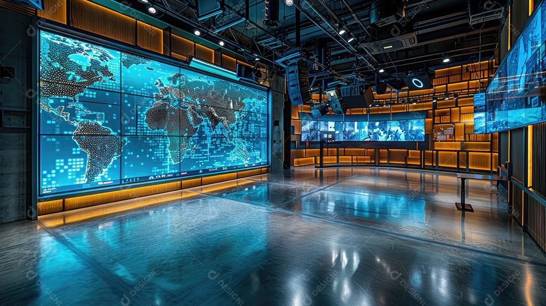 Sala de negociação de alta energia repleta de telas que mostram gráficos de mercado em fluxo capturando a atmosfera intensa da negociação financeira tudo em qualidade HD impressionante