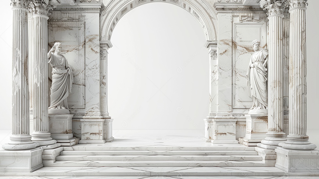 Estátuas no Arco de Santa Maria em Burgos