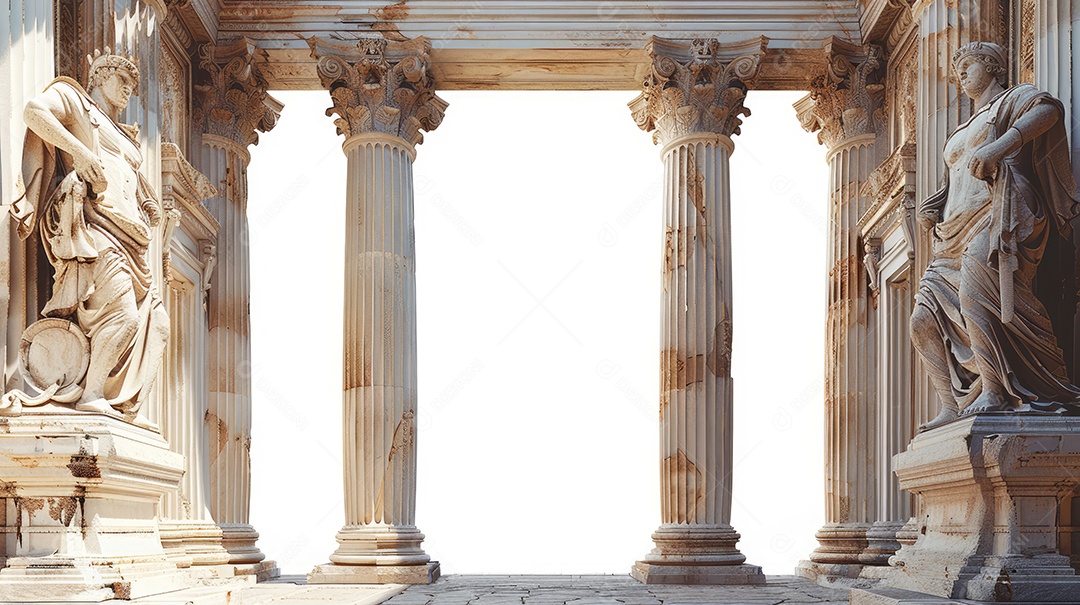 Estátuas no Arco de Santa Maria em Burgos