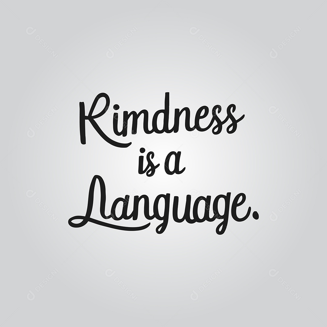 Lettering A Gentileza é Uma Língua Islam PNG + AI