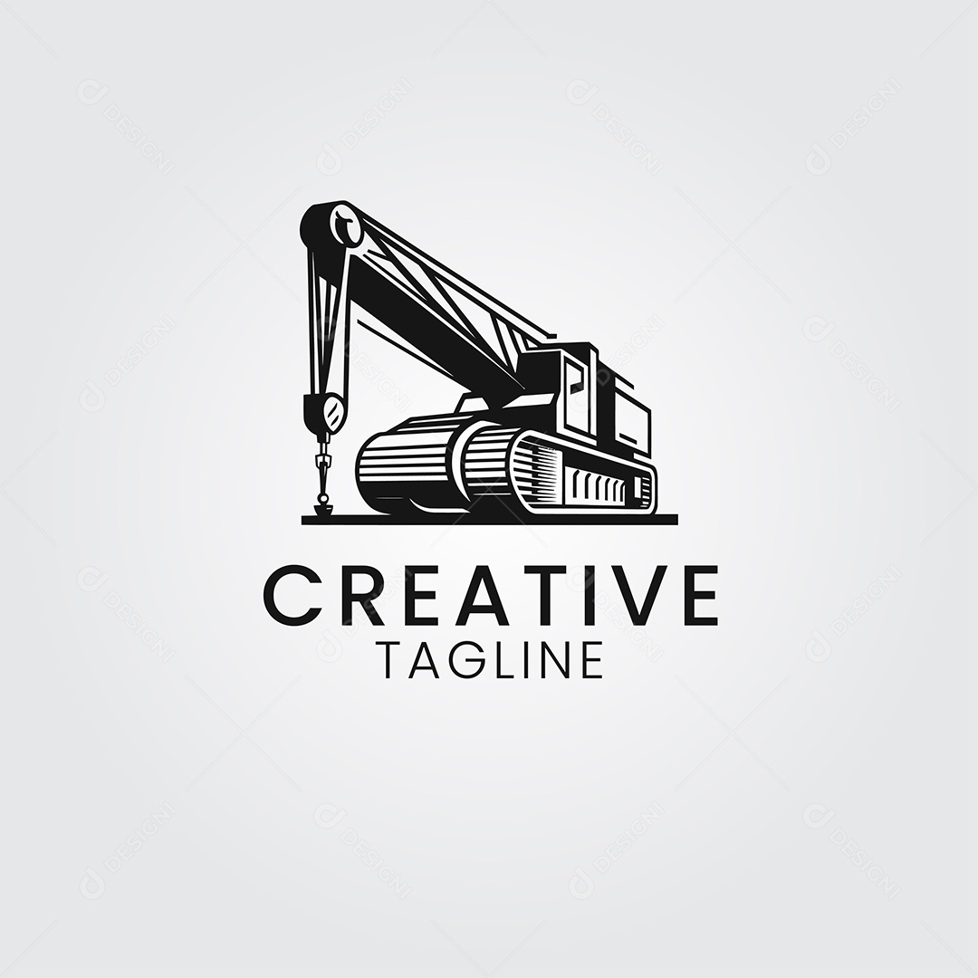 Modelo de Logotipo de Construção PNG + AI Editável