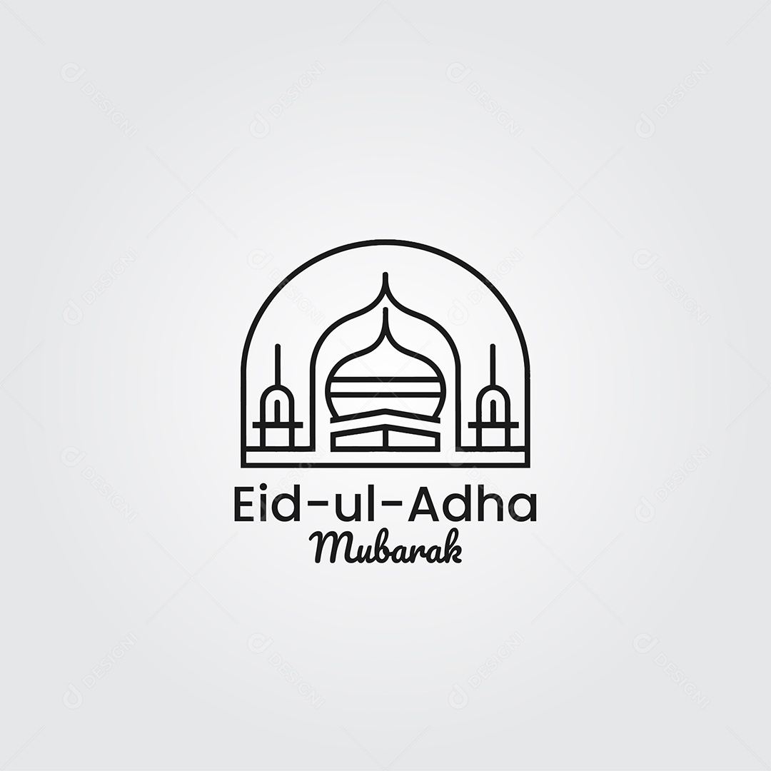 Desenho Ilustrativo do Festival Mulçumano Eid ul adha PNG + AI Editável