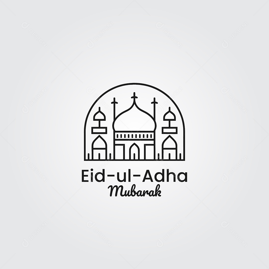 Desenho Ilustrativo do Festival Mulçumano Eid ul adha PNG + AI Editável