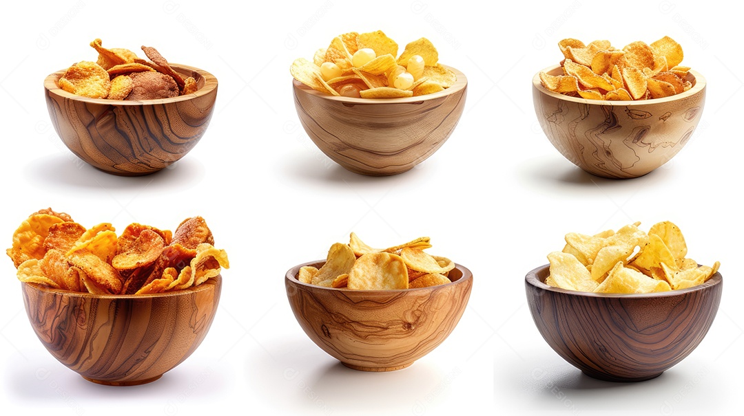 Vista superior da coleção de alimentos indianos isolada no fundo branco