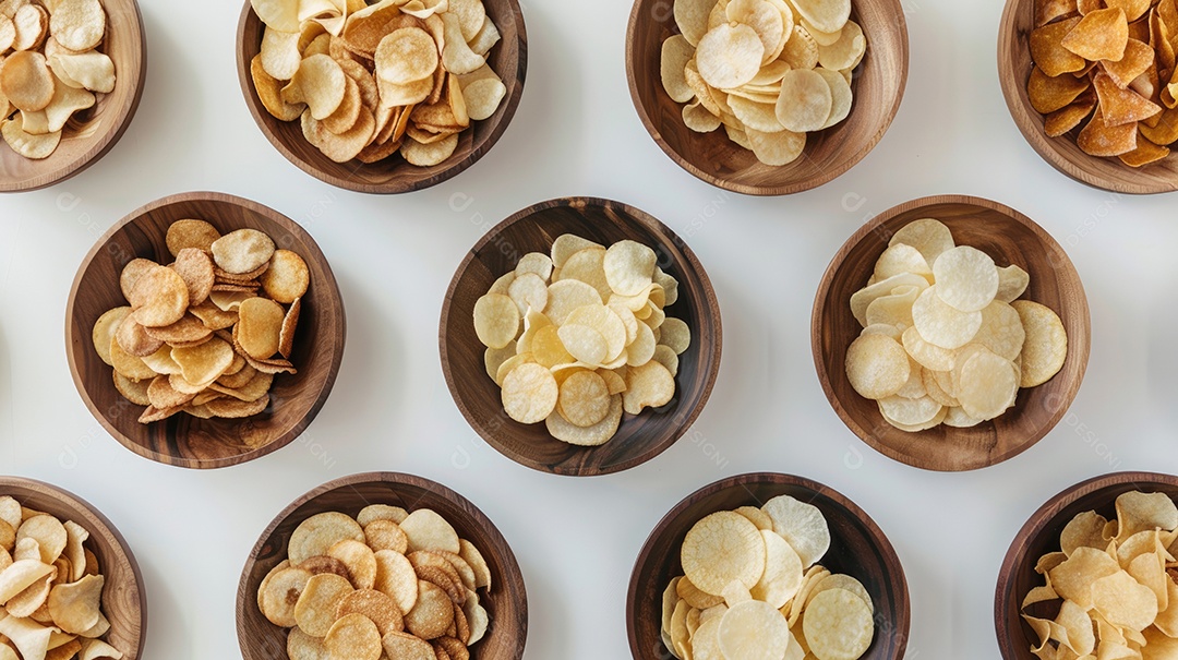 Vista superior da coleção de alimentos indianos isolada no fundo branco