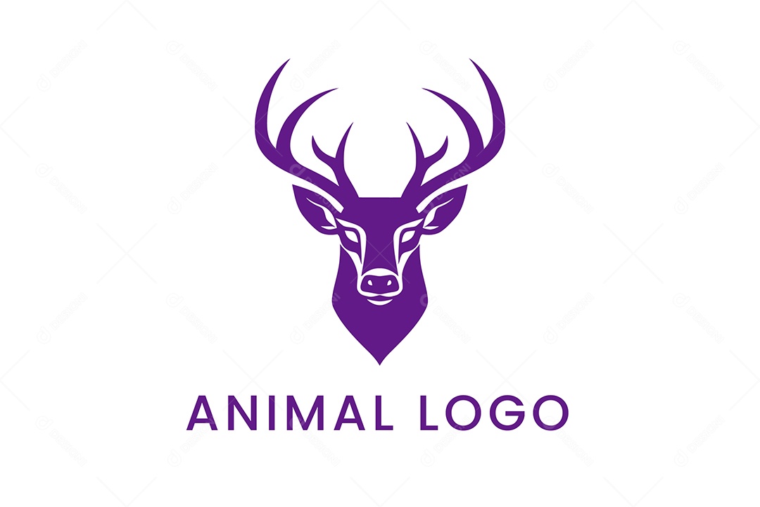 Modelo de Logo Animal PNG + AI Editável