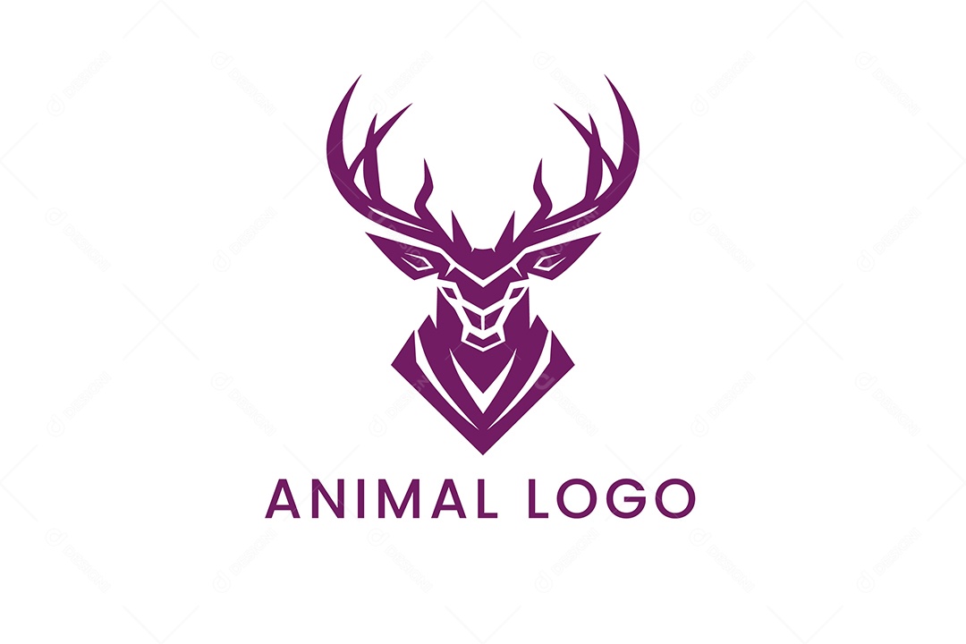 Modelo de Logo Animal PNG + AI Editável
