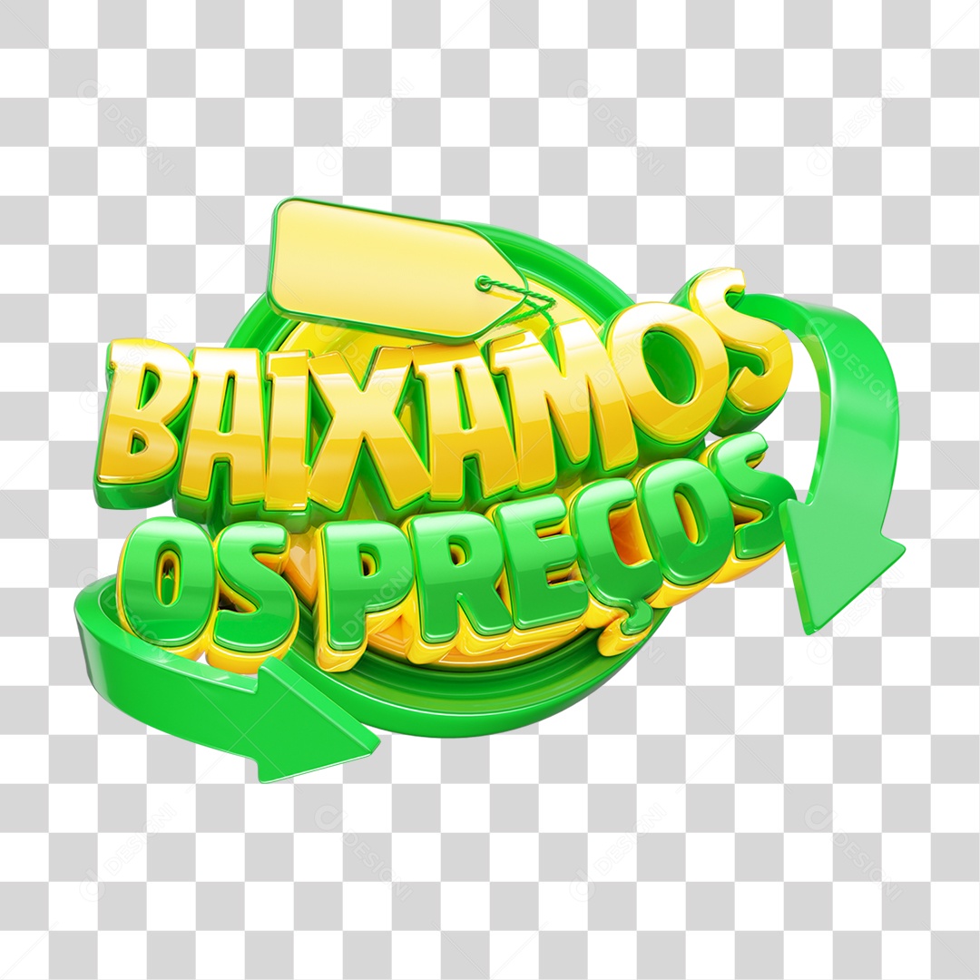 Selo 3D Baixamos o Preço PNG Transparente