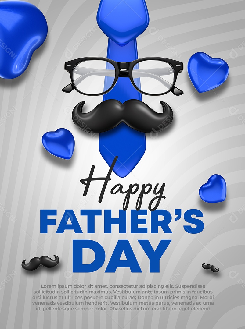 Social Media Story Dia dos Pais Presente PSD Editável