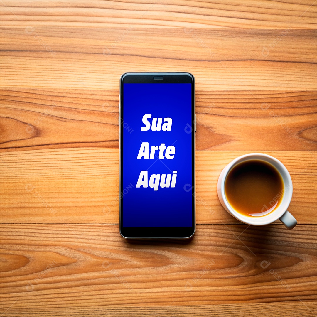 Mockup Smartphone Celular PSD Editável