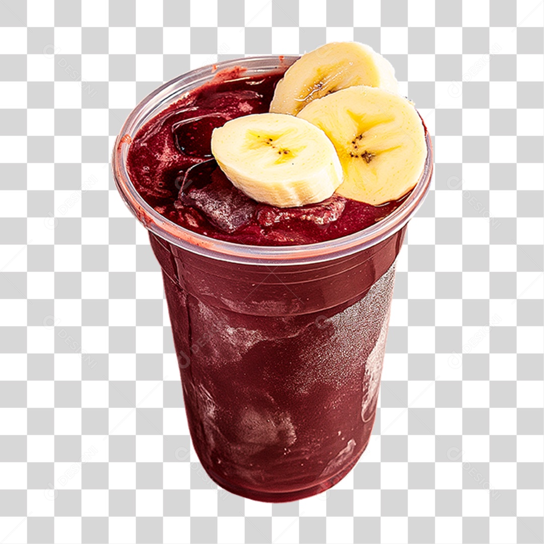 Copo de Açaí PNG Transparente