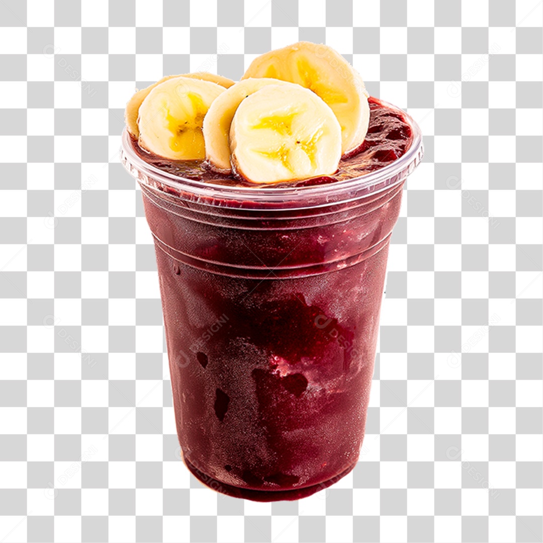 Copo de Açaí PNG Transparente