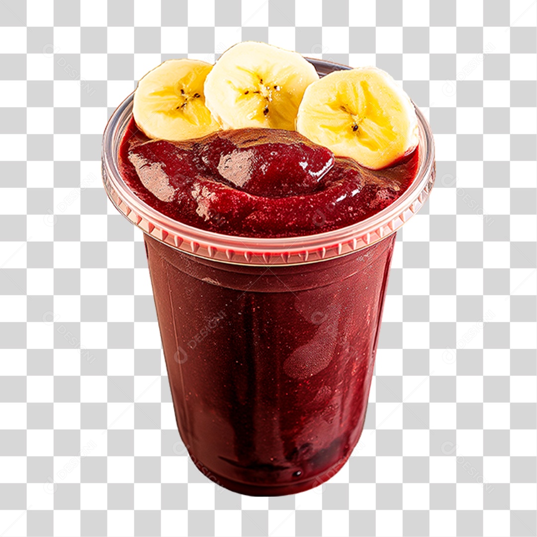 Copo de Açaí PNG Transparente