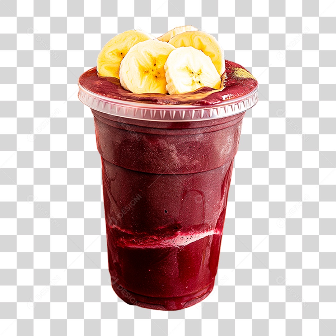 Copo de Açaí PNG Transparente