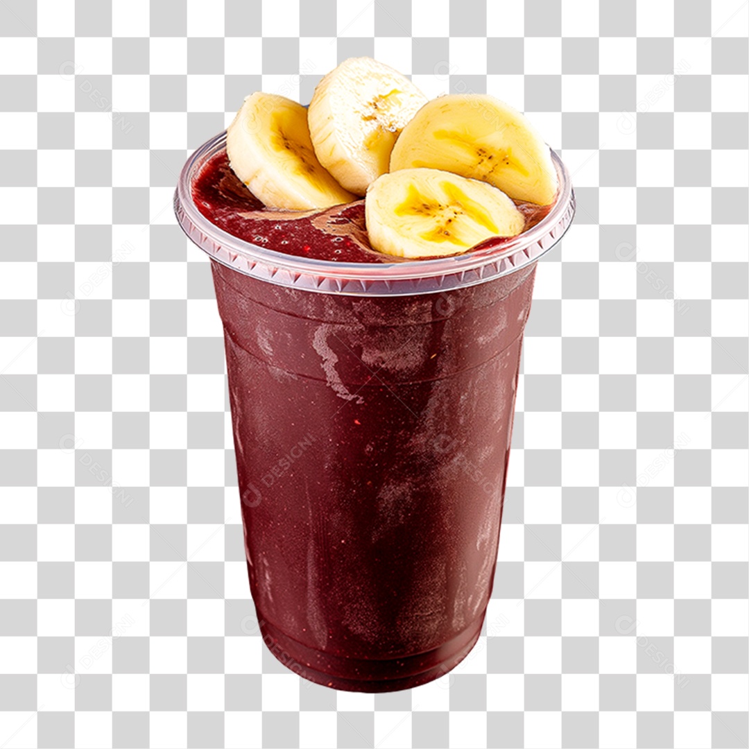 Copo de Açaí PNG Transparente