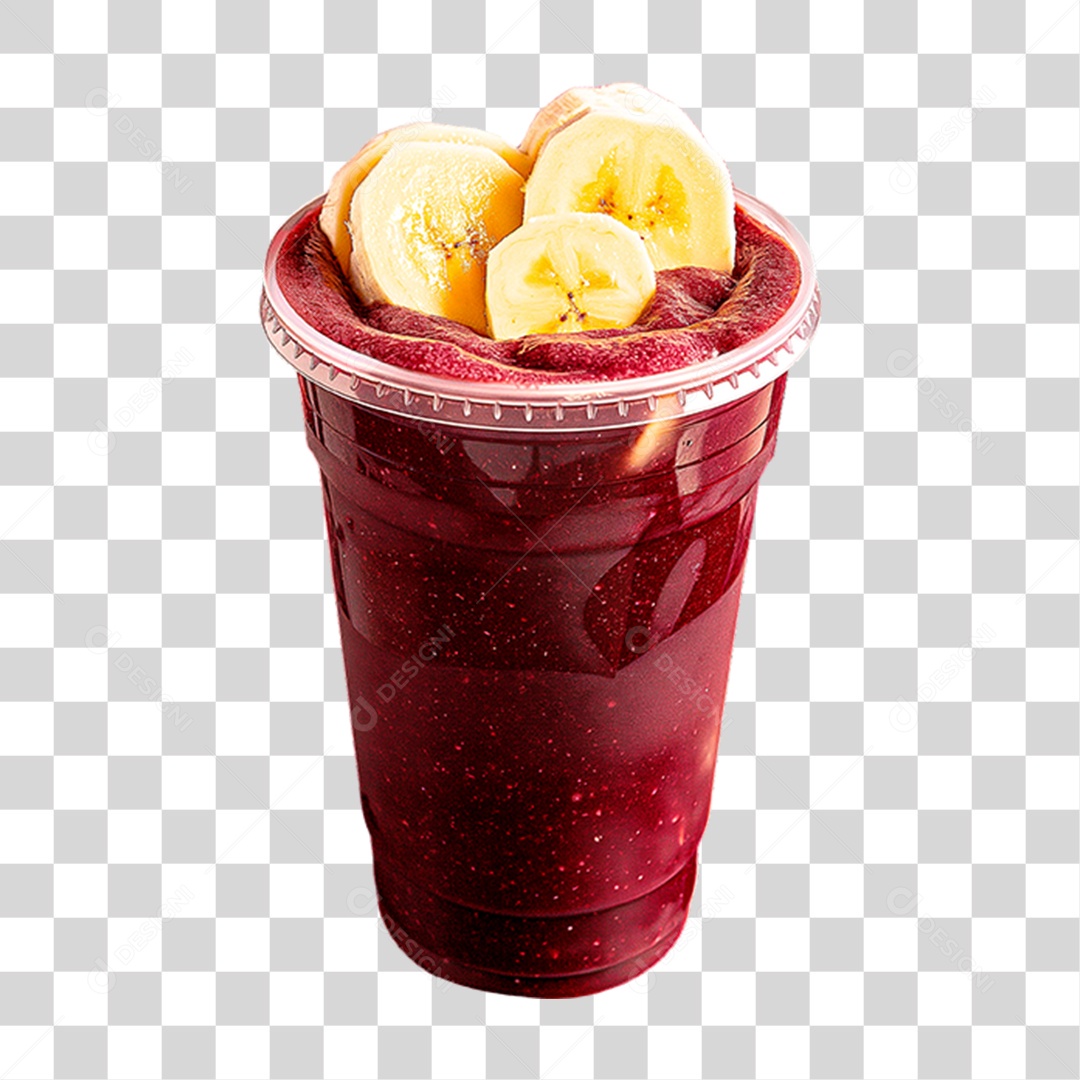Copo de Açaí PNG Transparente
