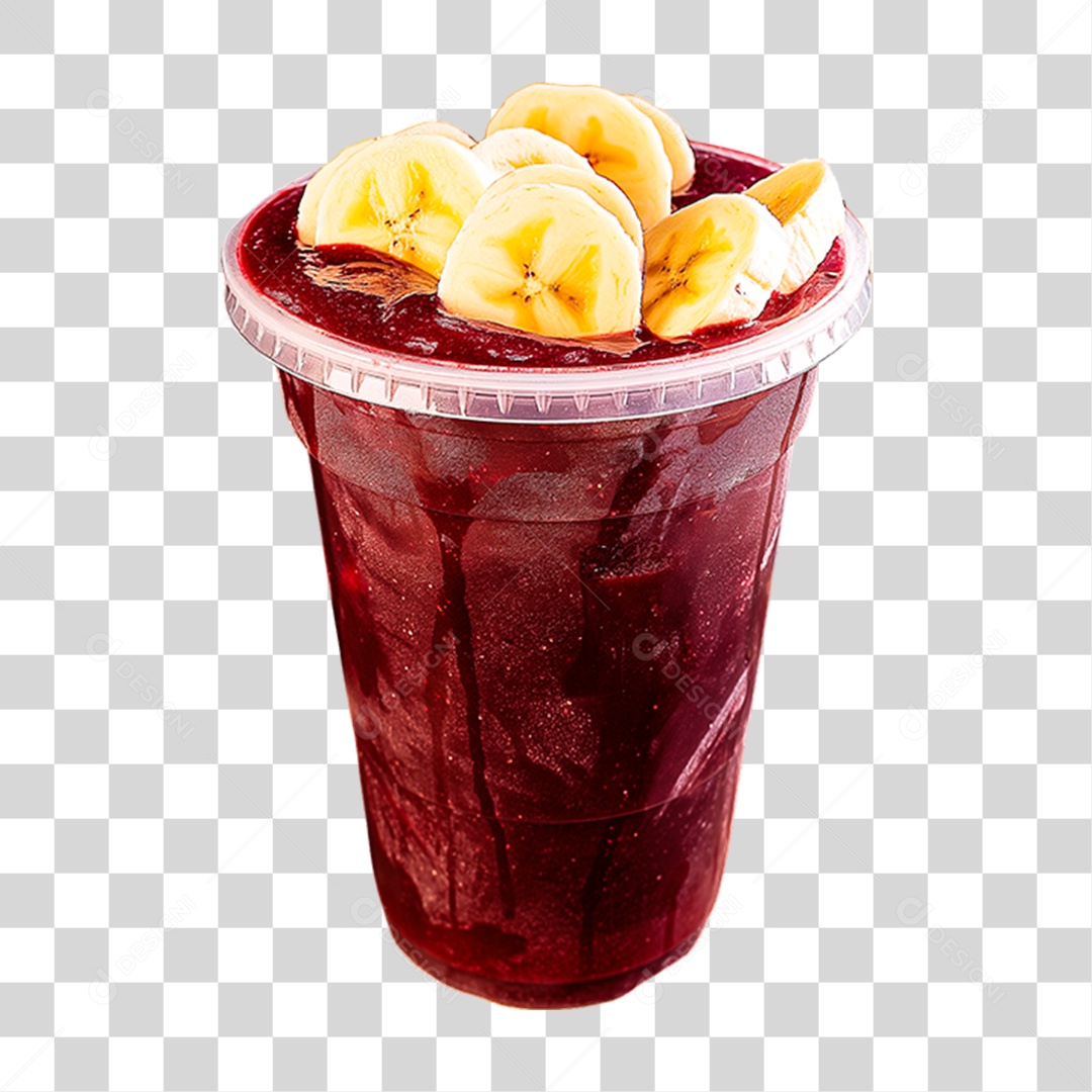 Copo de Açaí PNG Transparente