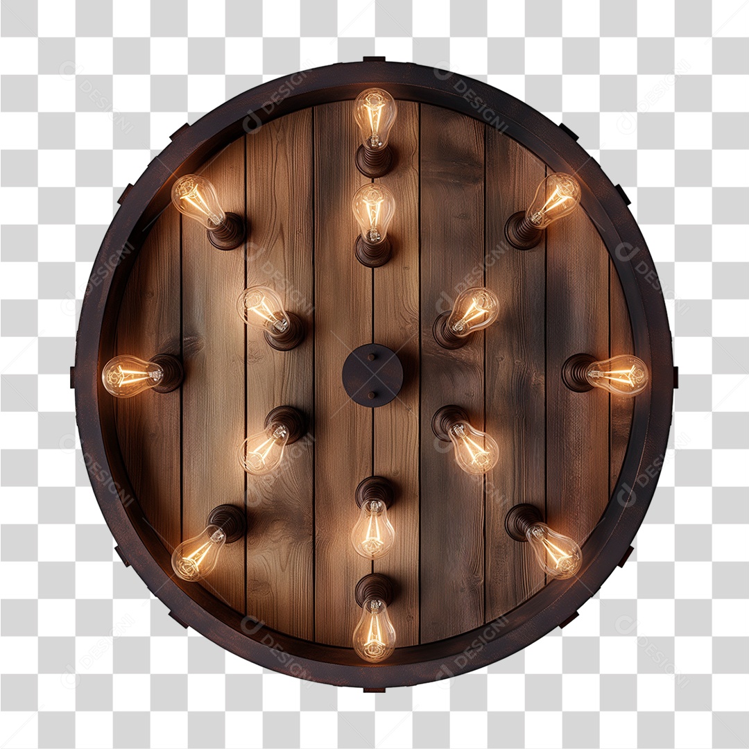 Placa de Madeira PNG Transparente