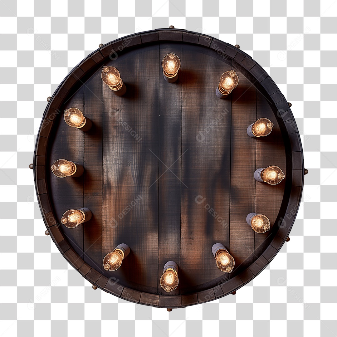 Placa de Madeira PNG Transparente