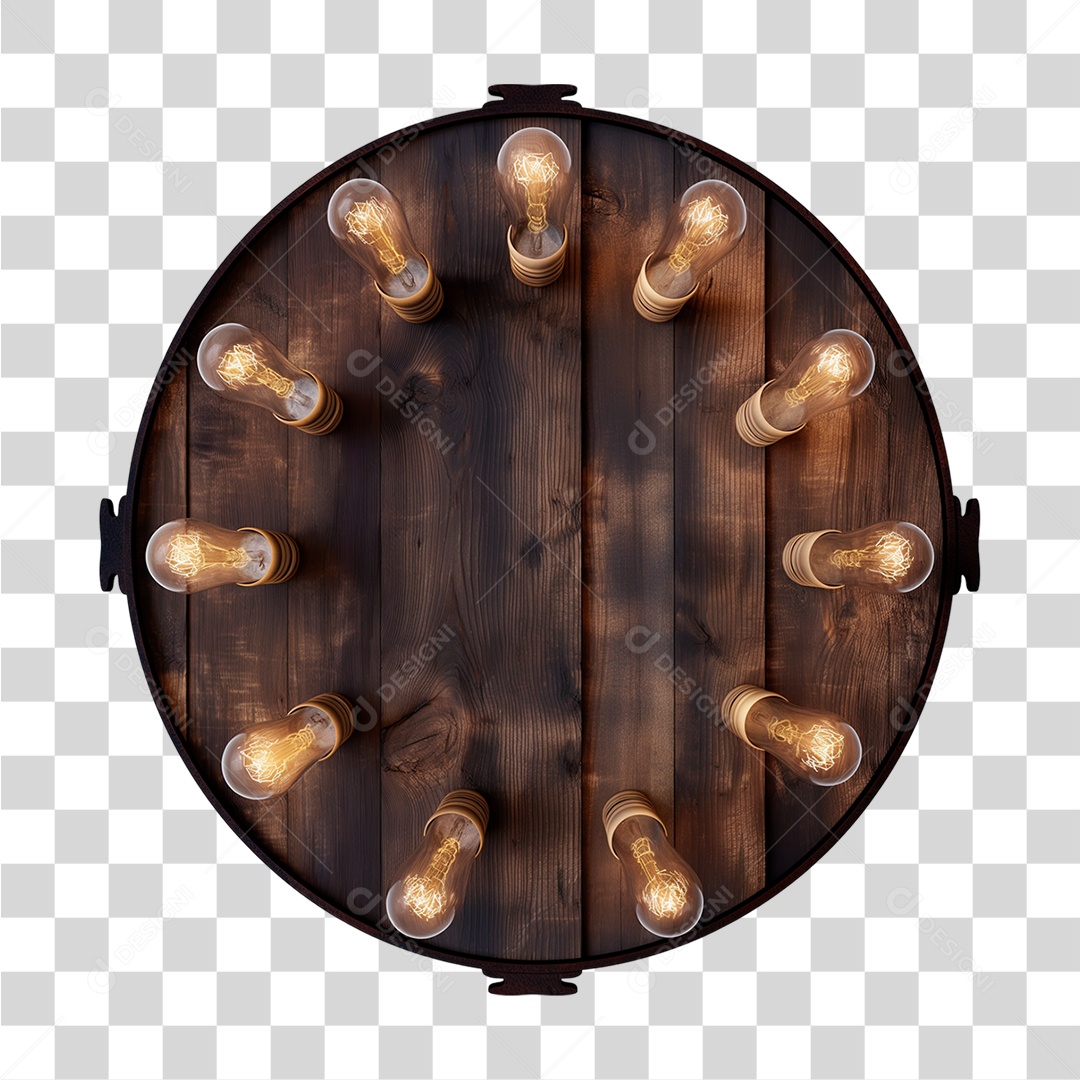 Placa de Madeira PNG Transparente