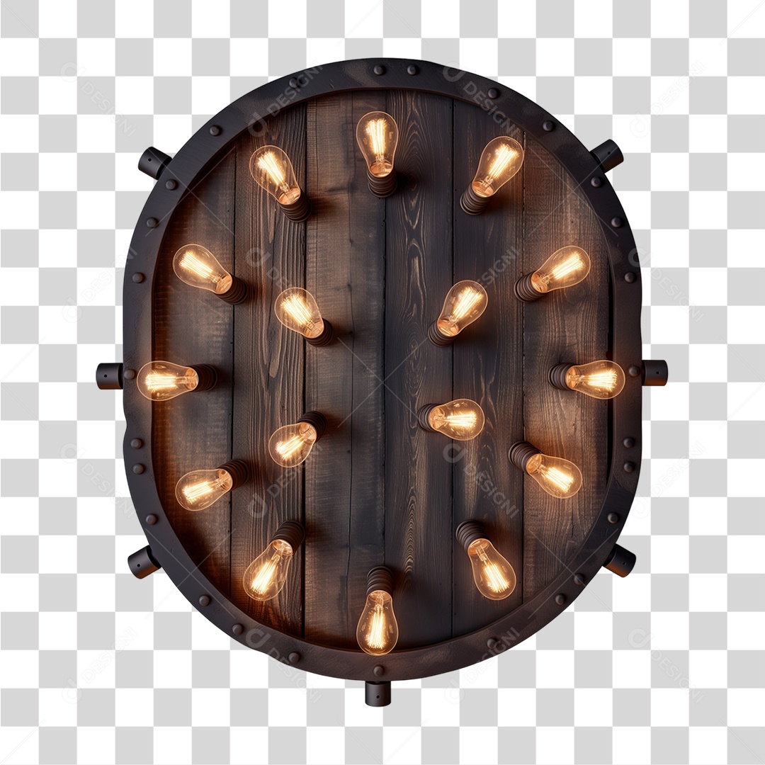 Placa de Madeira PNG Transparente