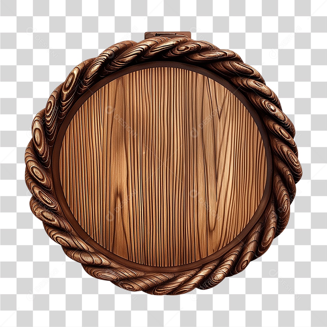 Placa de Madeira PNG Transparente