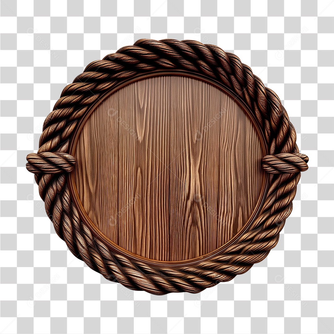 Placa de Madeira PNG Transparente