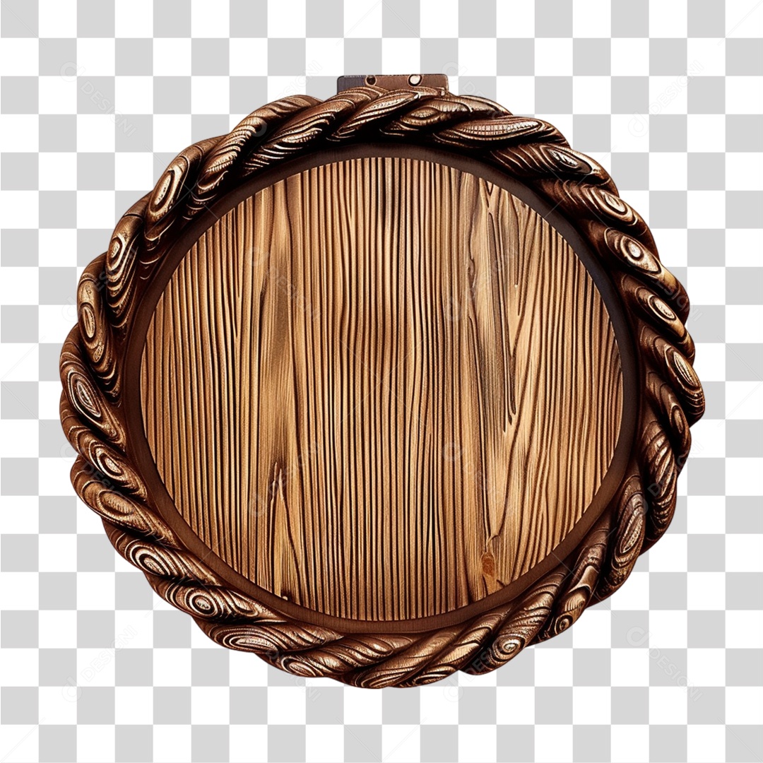 Placa de Madeira PNG Transparente