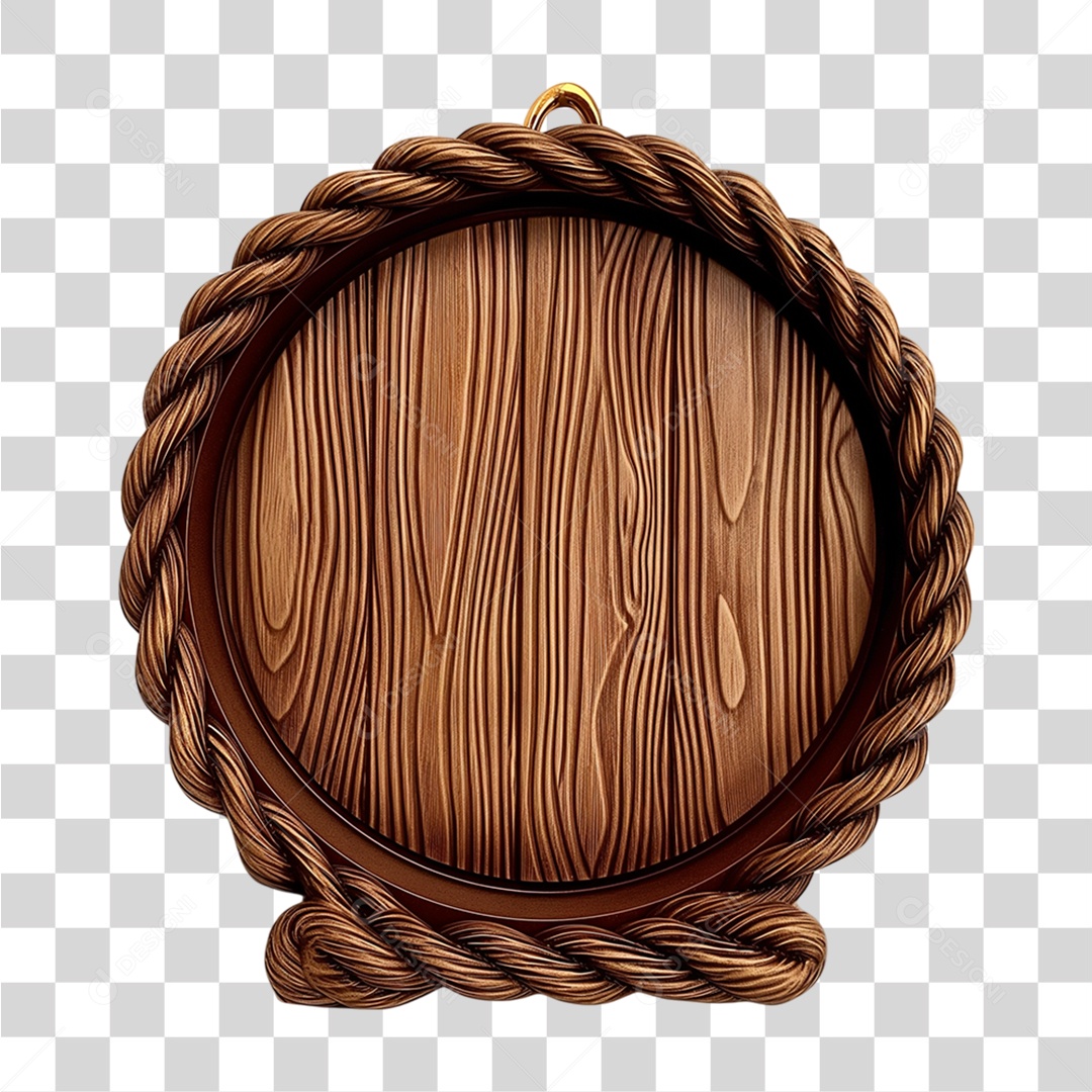 Placa de Madeira PNG Transparente