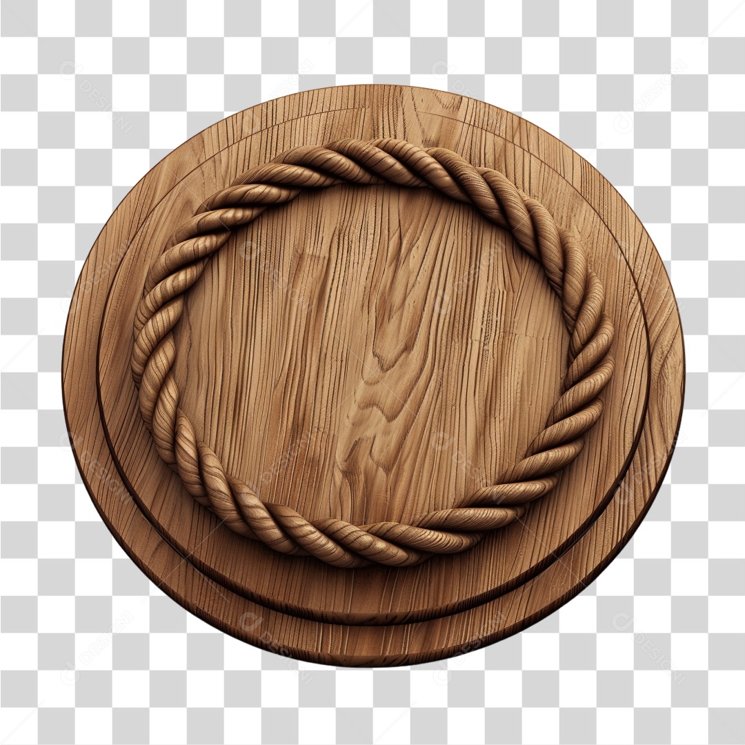 Placa de Madeira PNG Transparente