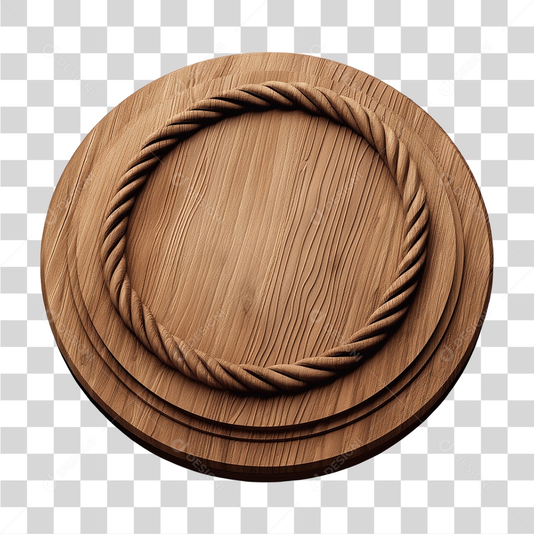Placa de Madeira PNG Transparente