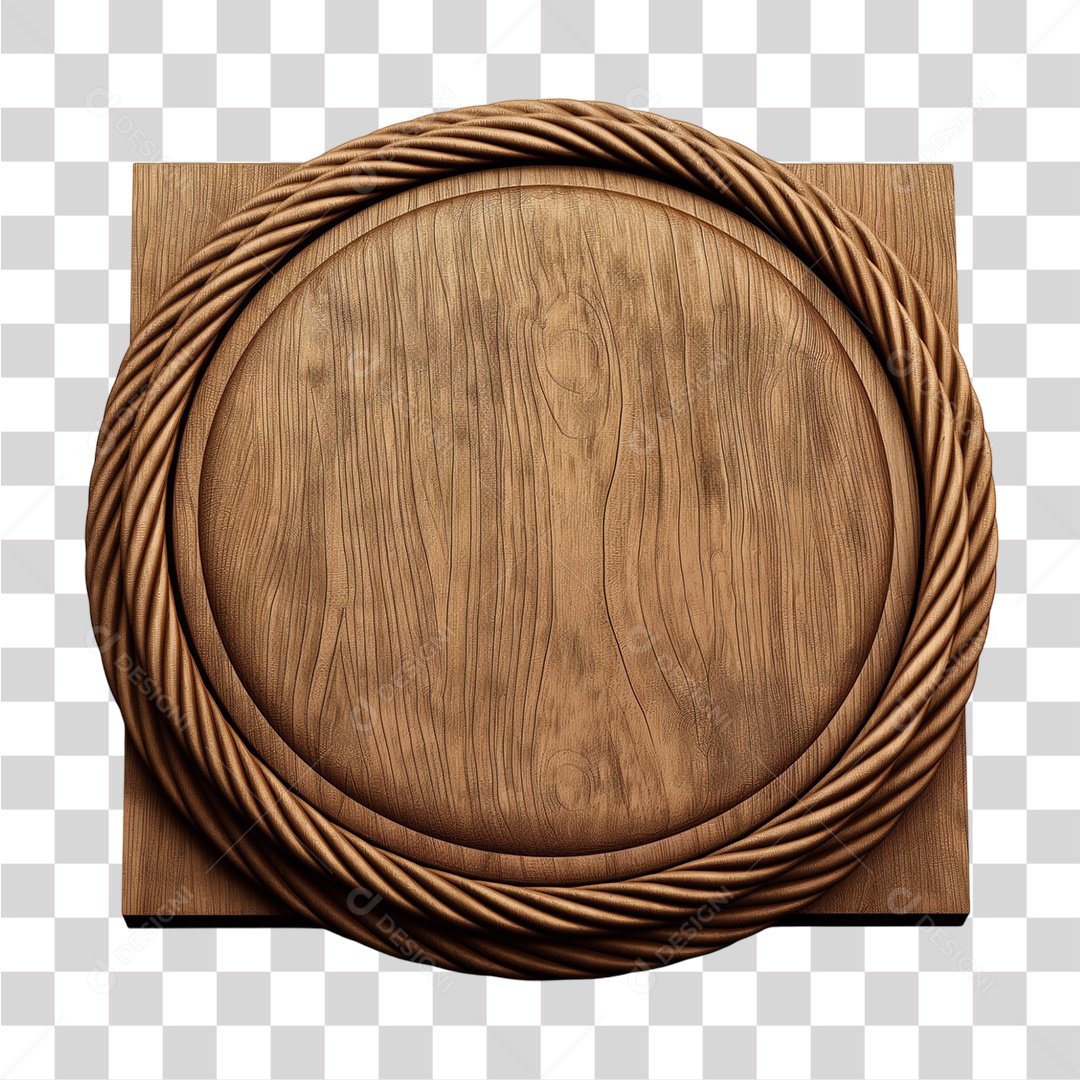 Placa de Madeira PNG Transparente