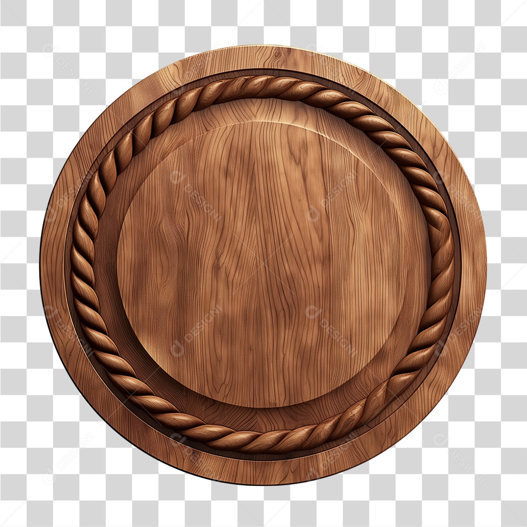 Placa de Madeira PNG Transparente