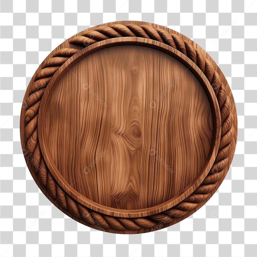 Placa de Madeira PNG Transparente