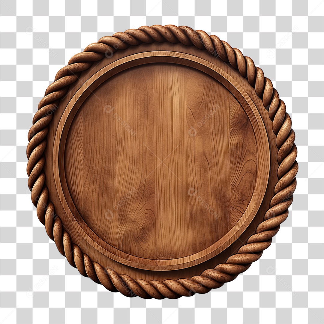 Placa de Madeira PNG Transparente