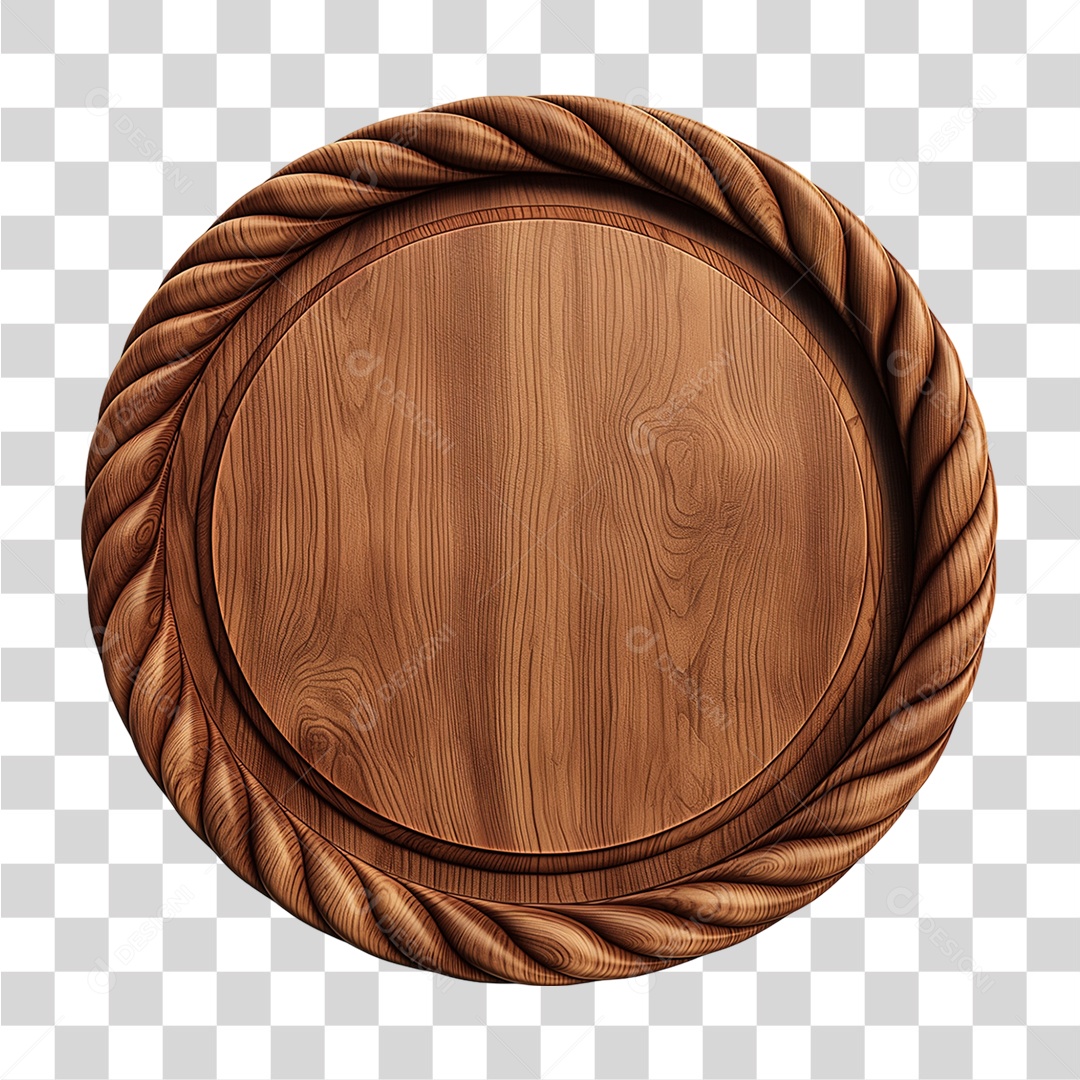 Placa de Madeira PNG Transparente