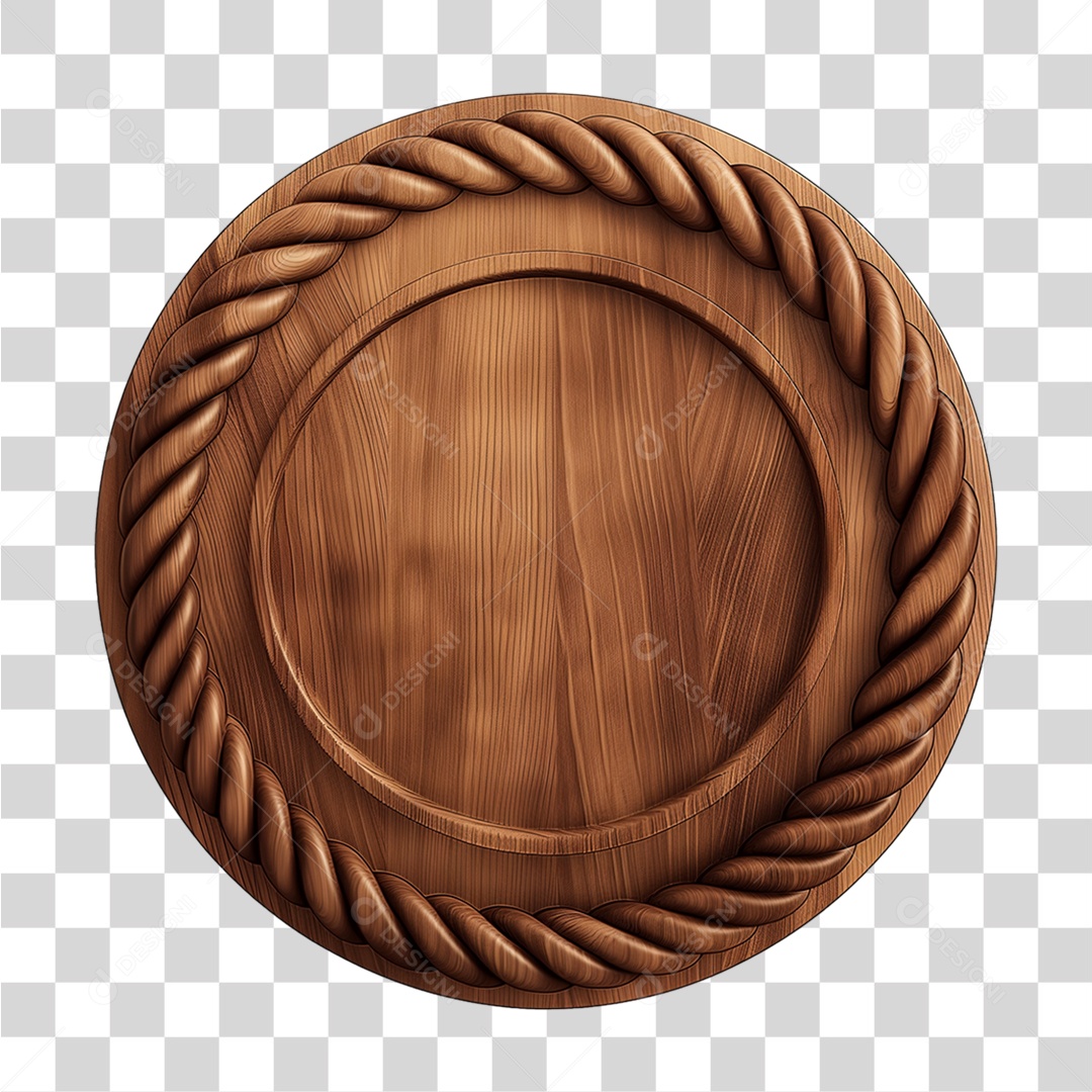 Placa de Madeira PNG Transparente