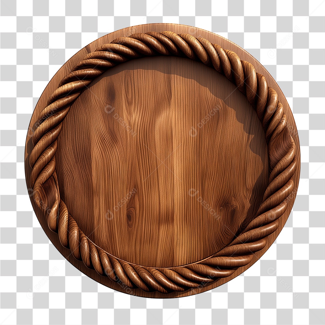 Placa de Madeira PNG Transparente