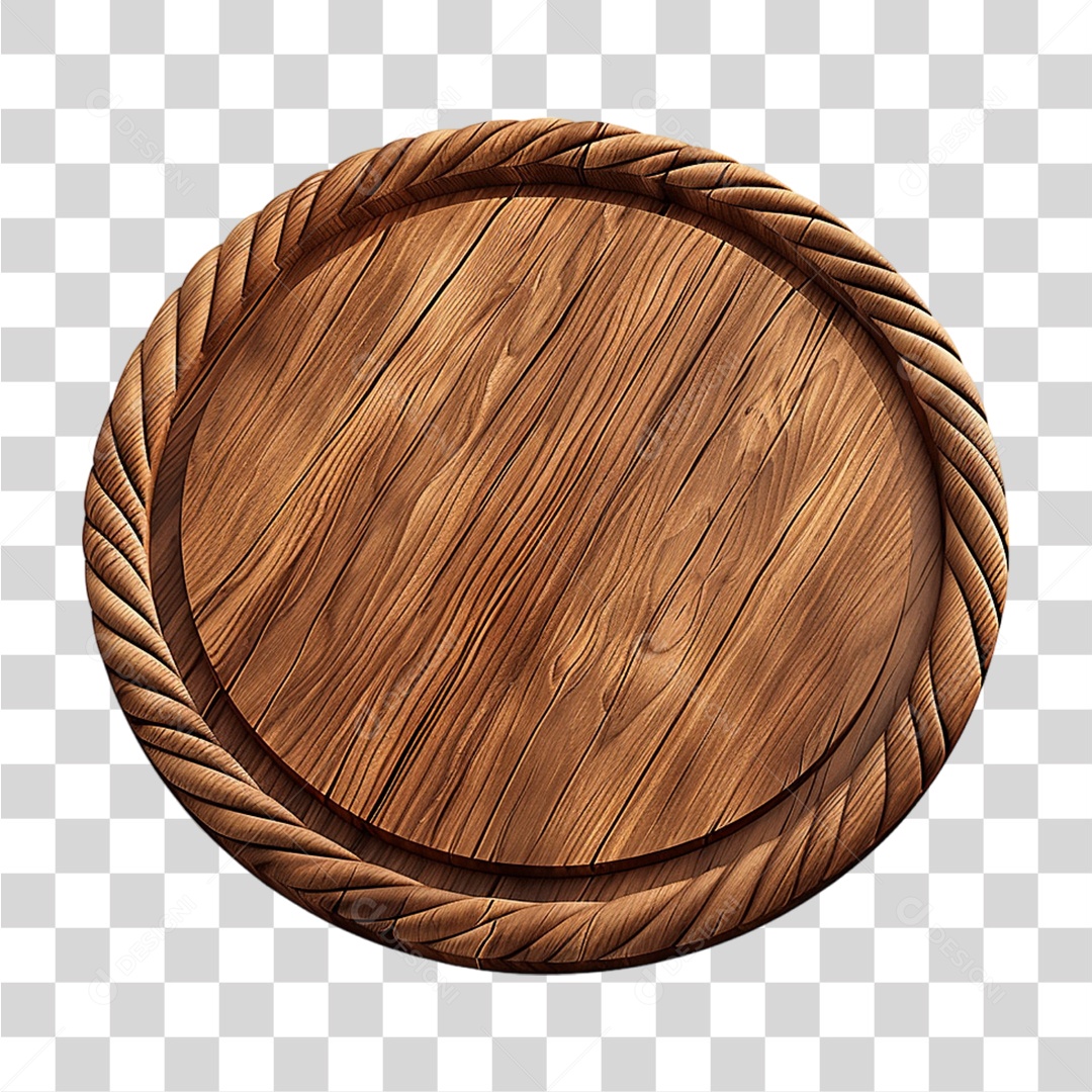 Placa de Madeira PNG Transparente