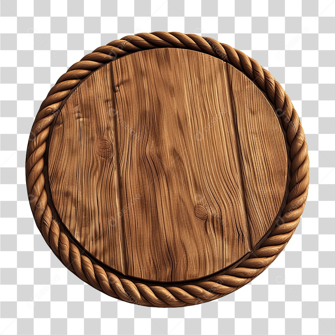 Placa de Madeira PNG Transparente